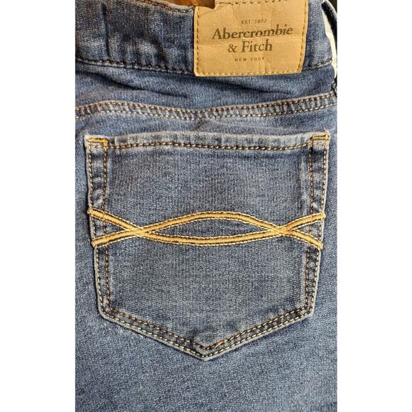 Abercrombie Fitch A&F Skinny Jeans Juniors (0R) 25X29 Stretch Med Wash - Picture 15 of 16